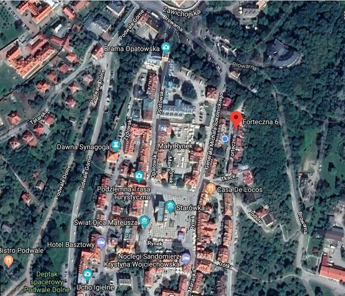 Апартаменты Zielone Wzgorze Na Starowce Сандомир Экстерьер фото